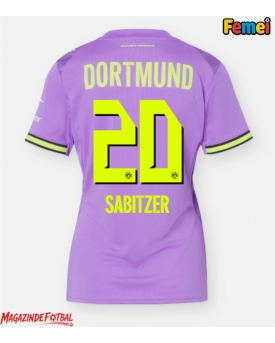 Borussia Dortmund Marcel Sabitzer #20 Tricou Fotbal Replică 2026-27 Femei Treilea Borussia Dortmund Marcel Sabitzer #20 Tricou Fotbal Replică 2026-27 Femei Treilea